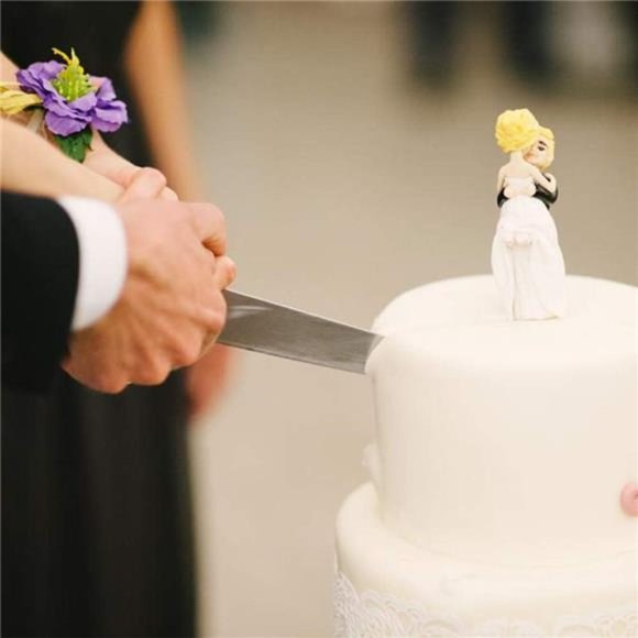 Cake Knife Server Set, Cake Cutlery Knife and Shovel with Craft Baroque - Picture 4 of 6